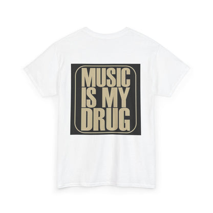 Music Is My Drug T‑Shirt — Retro Typography Tee for Music Lovers - UrbnMusic Is My Drug T‑Shirt — Retro Typography Tee for Music LoversT-Shirt