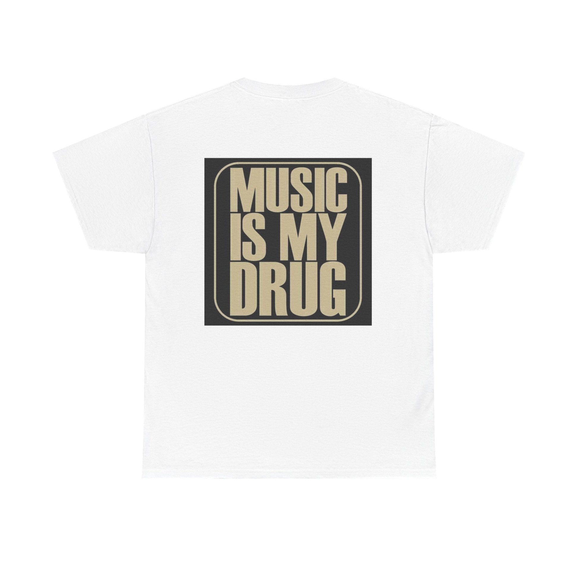 Music Is My Drug T‑Shirt — Retro Typography Tee for Music Lovers - UrbnMusic Is My Drug T‑Shirt — Retro Typography Tee for Music LoversT-Shirt