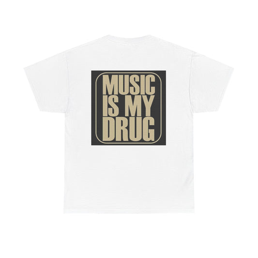 Music Is My Drug T‑Shirt — Retro Typography Tee for Music Lovers - UrbnMusic Is My Drug T‑Shirt — Retro Typography Tee for Music LoversT-Shirt