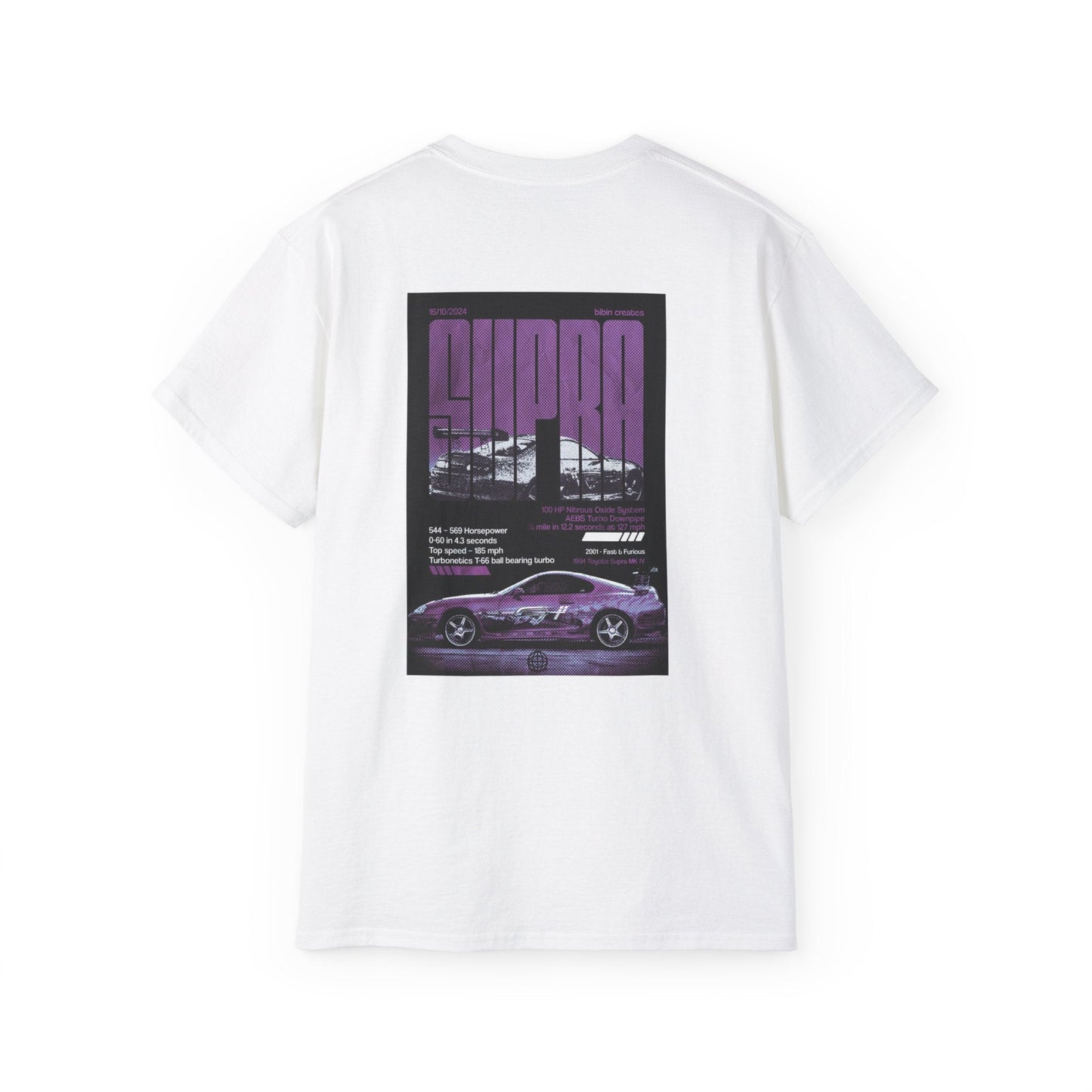 Supra Poster Graphic Tee — Retro Purple JDM Car T-Shirt - UrbnSupra Poster Graphic Tee — Retro Purple JDM Car T-ShirtT-Shirt