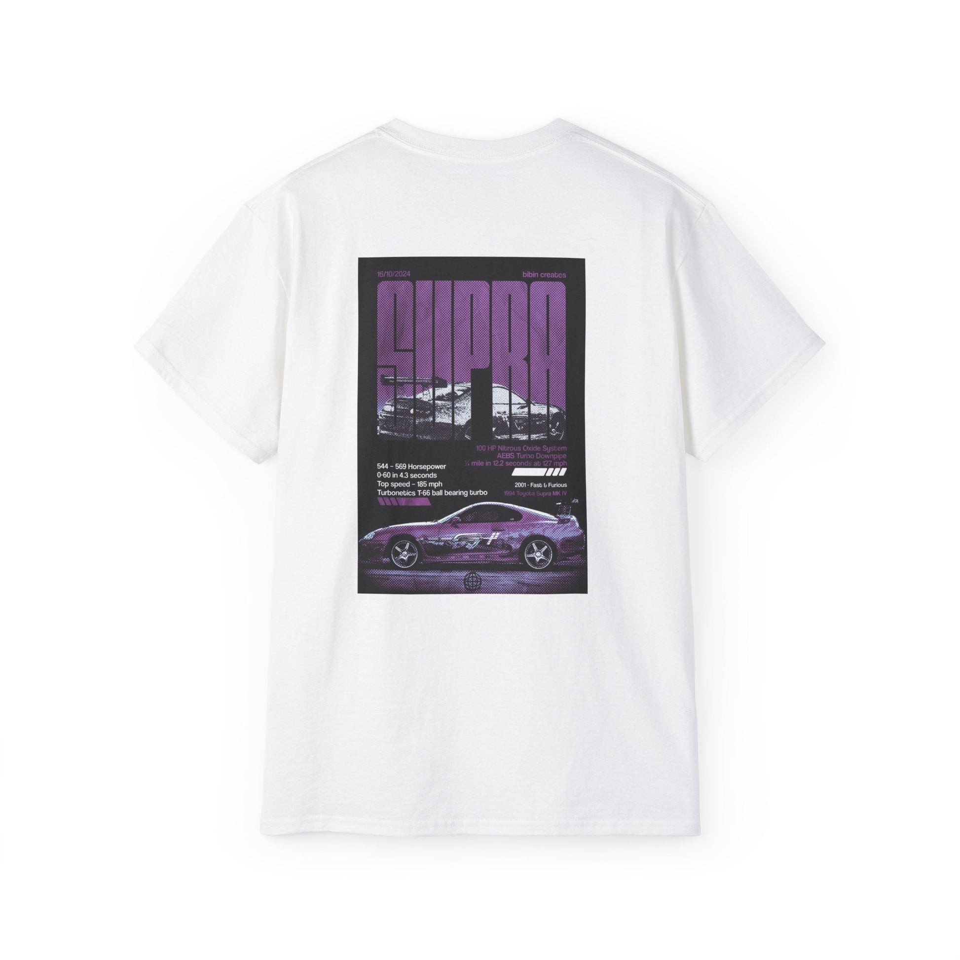 Supra Poster Graphic Tee — Retro Purple JDM Car T-Shirt - UrbnSupra Poster Graphic Tee — Retro Purple JDM Car T-ShirtT-Shirt