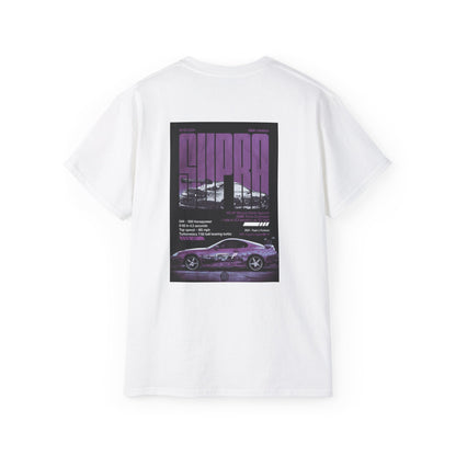 Supra Poster Graphic Tee — Retro Purple JDM Car T-Shirt - UrbnSupra Poster Graphic Tee — Retro Purple JDM Car T-ShirtT-Shirt