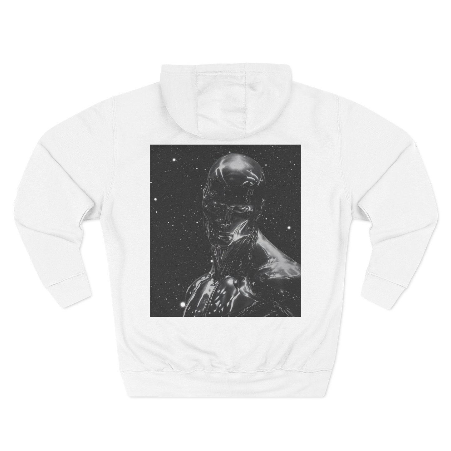 Three - Panel Fleece Hoodie - UrbnThree - Panel Fleece HoodieHoodie